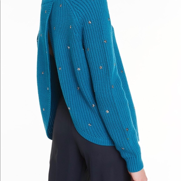 🚨Final Sale🚨 NWT Wildfox OPEN BACK Stars Sweater Top - Picture 12 of 13